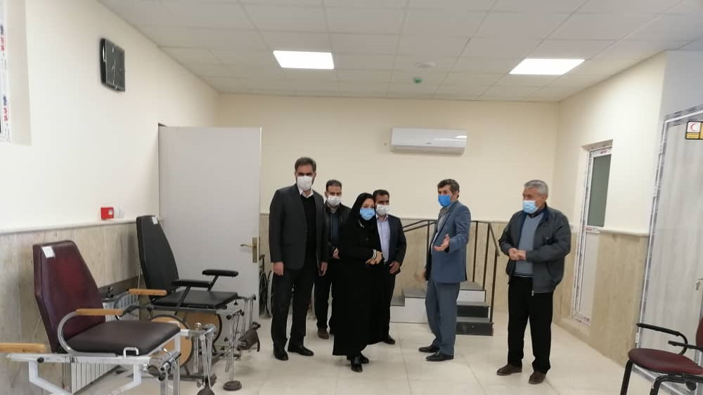 بازدید مدیرکل بهزیستی ایلام و مدیر عامل جمعیت هلال احمر از مرکز جامع توانبخشی